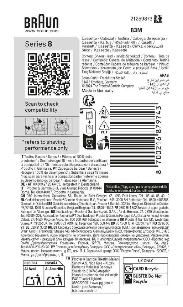 Braun Combipack 83M