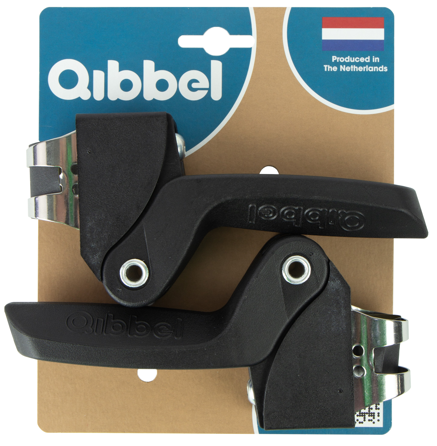 Voetsteunen Qibbel Junior 6+ (2 stuks) - zwart