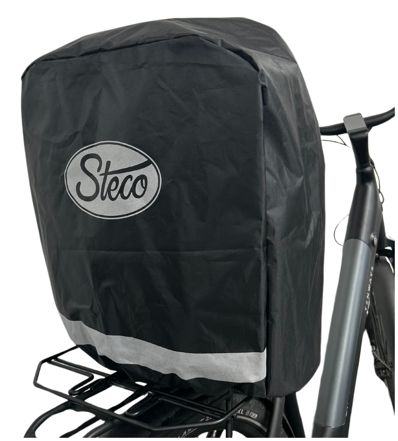 Regenhoes Steco rugzak t.b.v. Monkey mee - zwart