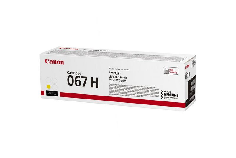 Canon Toner Cartridge 067 H Y yellow