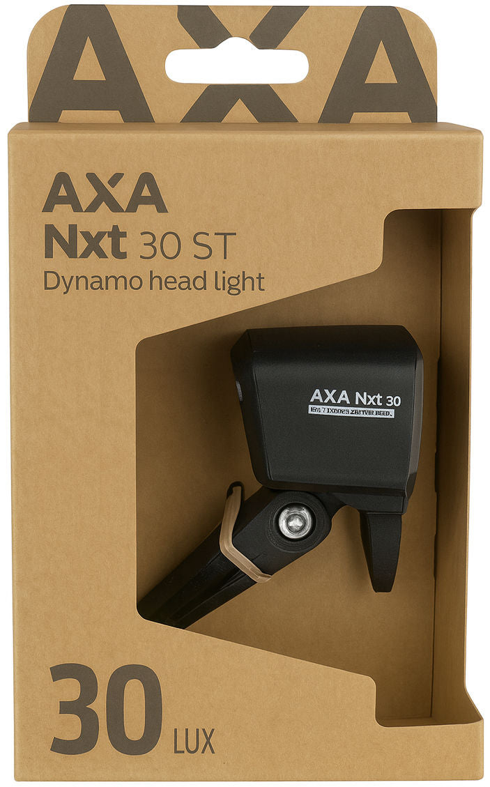 Koplamp Axa NXT 30 Steady - zwart
