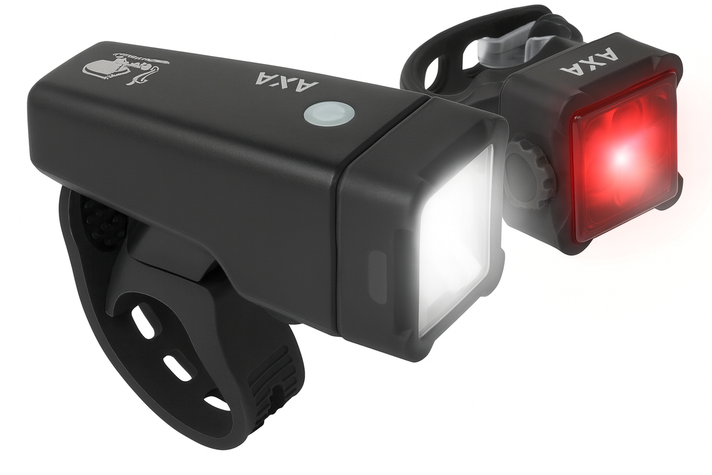 Verlichtingsset Axa Niteline T4-R USB (op kaart)