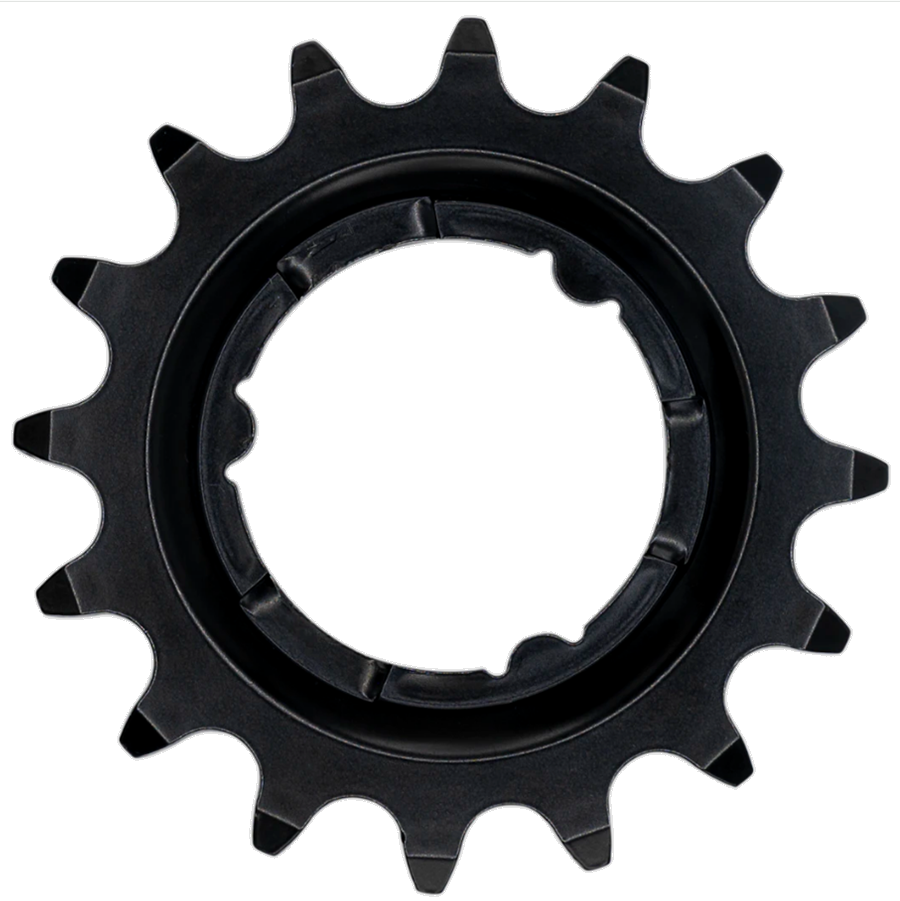 Tandwiel KMC Voor Shimano 16T O-MO Staal 3/32 inch - Zwart
