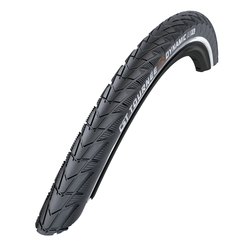 Buitenband CST Tournée 45 Dynamic 26 x 1.75" / 47-559 mm - zwart met reflectie
