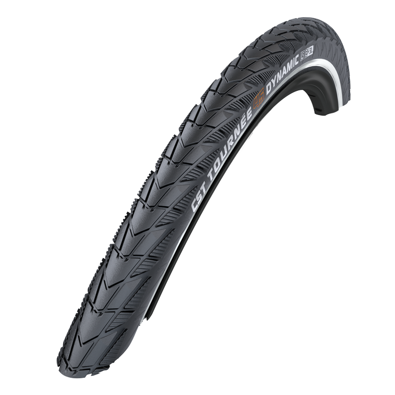 Buitenband CST Tournée 45 Dynamic 28 x 1.50" / 40-622 mm - zwart met reflectie
