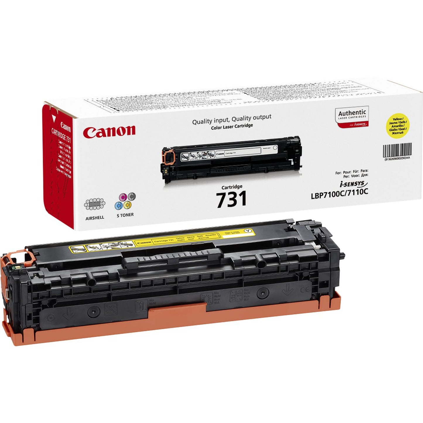 Canon Toner Cartridge 731 Y yellow