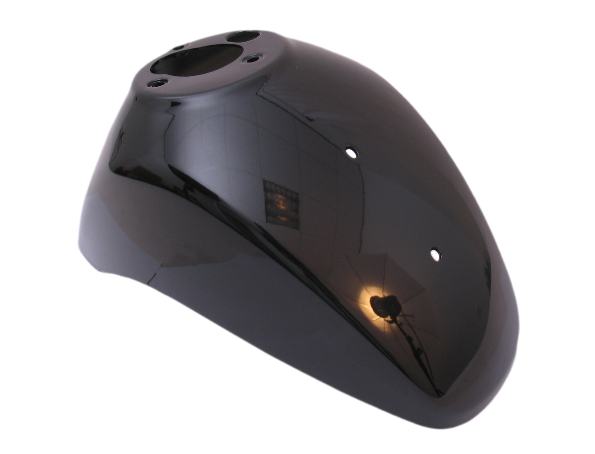 Voorspatbord Vespa LX zwart metallic