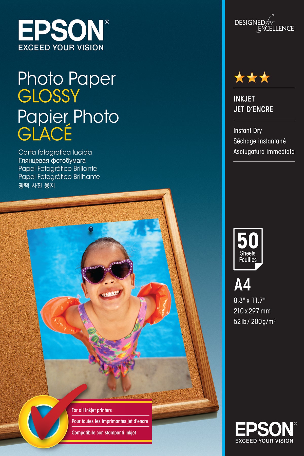 Epson Photo Paper Glossy A 4 50 Sheets 200 g