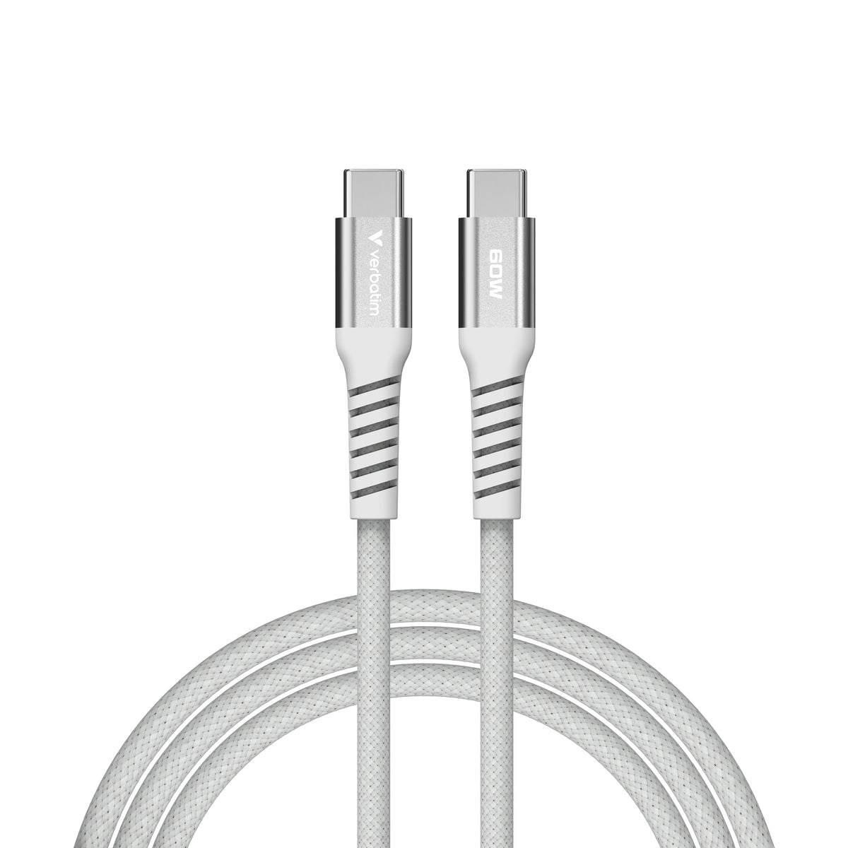 Verbatim Sync&Charge 60W 120cm USB-C/USB-C Magnetic grau 31850