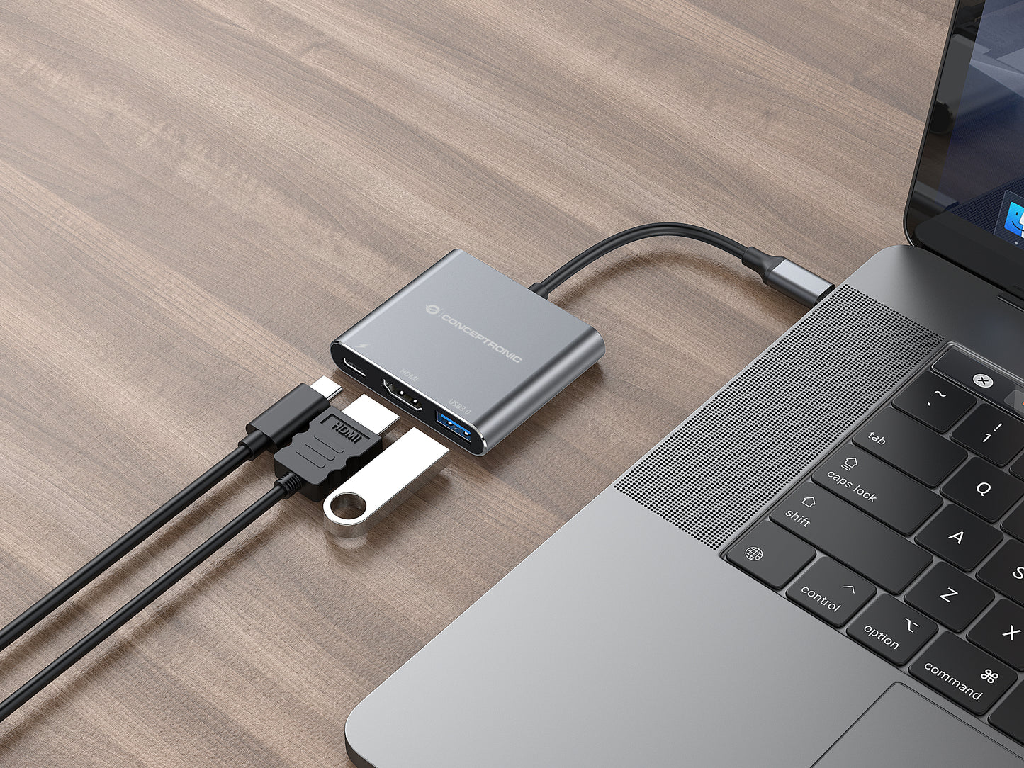 Conceptronic DONN18G 3-in-1 Docking Station