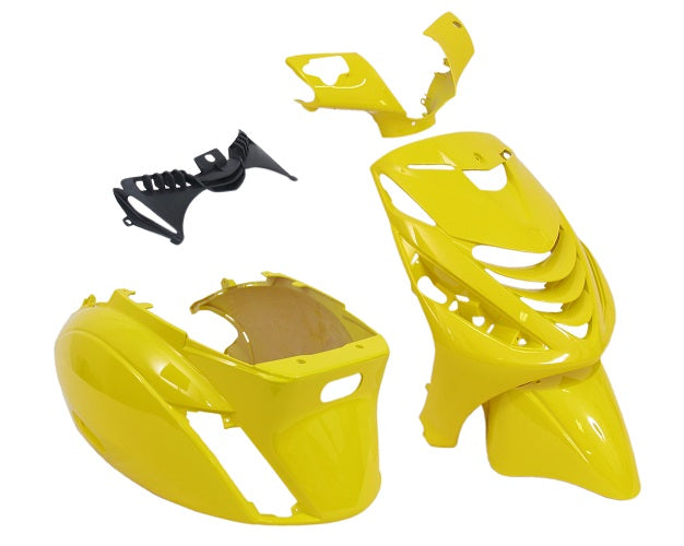 Plaatset 5-delig Edge voor Piaggio Zip-SP vanaf bouwjaar 2000 - glanzend geel