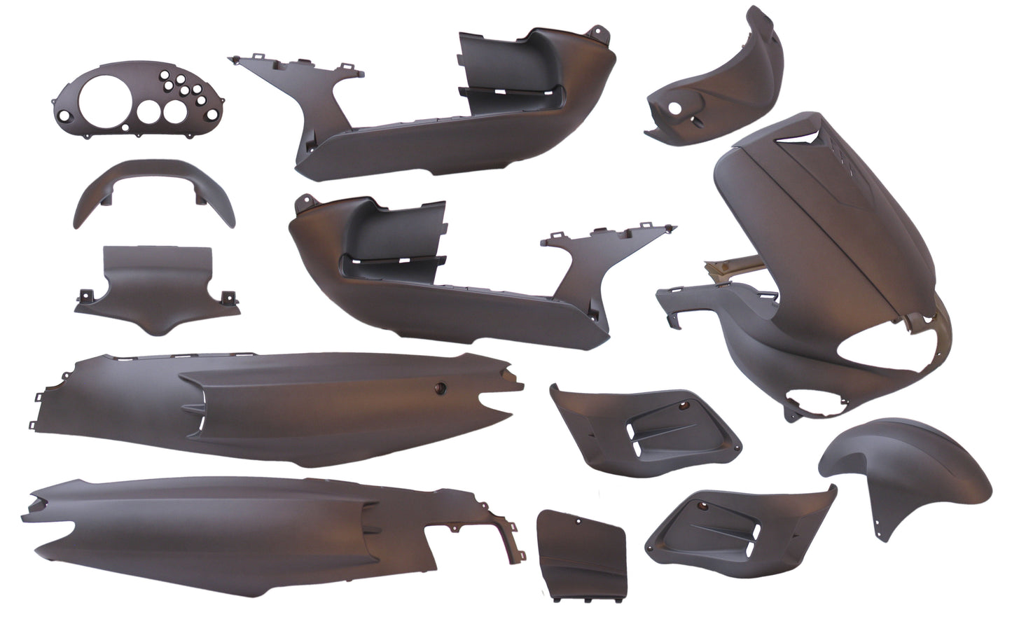 Plaatset 15-delig Edge voor Gilera Runner tot bouwjaar 08-2005 - mat grijs