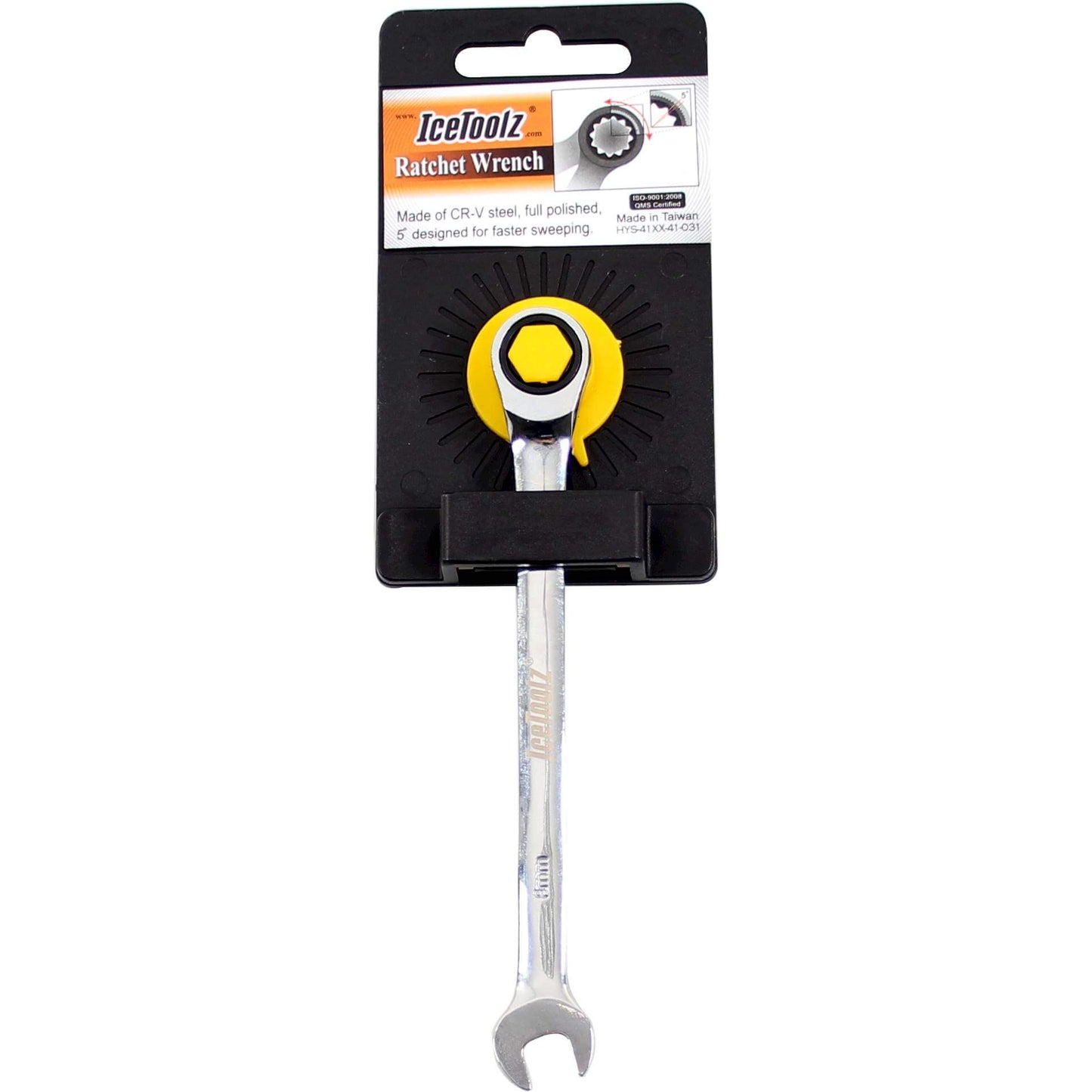 Icetoolz steek/ring-ratelsleutel 8