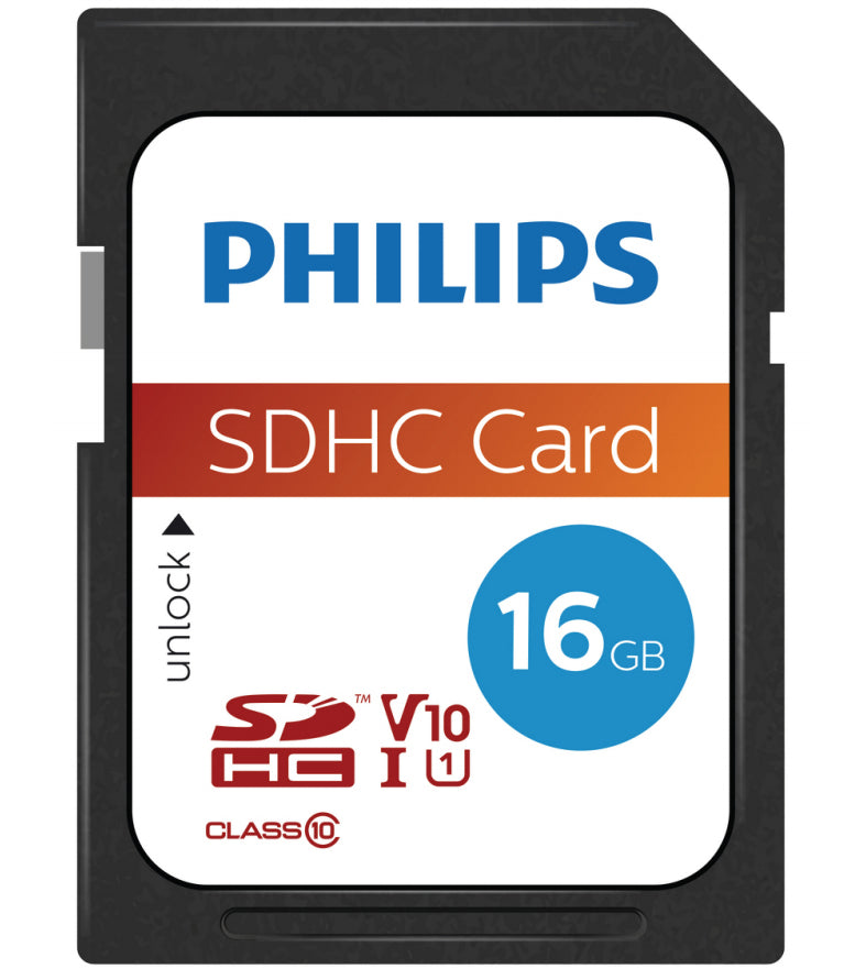 Philips SDHC Card 16GB Class 10 UHS-I U1