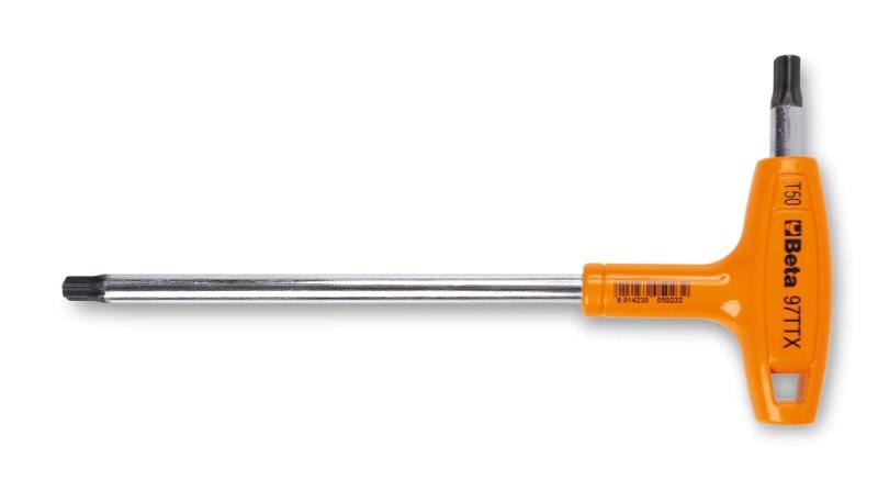 Torx haakse stiftsleutel Beta Tools 97TTX T30 met krachthandgreep