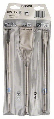 Bosch SDS-plus Chisel Set 3 pc Long Life