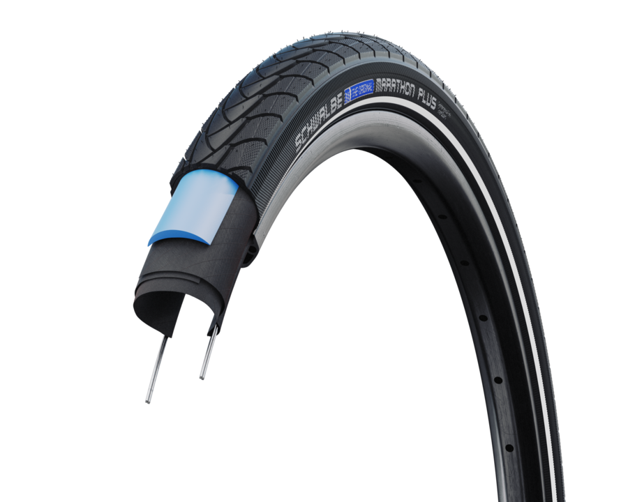 Buitenband Schwalbe Marathon Plus SmartGuard 28 x 1.40" / 37-622 mm - zwart met reflectie