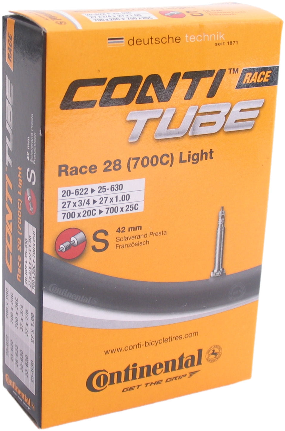Binnenband Continental 28" Race Light 18-622 -> 32-630 - SV42mm ventiel