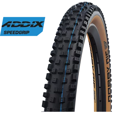 Vouwband Schwalbe Nobby Nic Evo Super Ground 29 x 2.40" / 62-622 - bronze sidewall