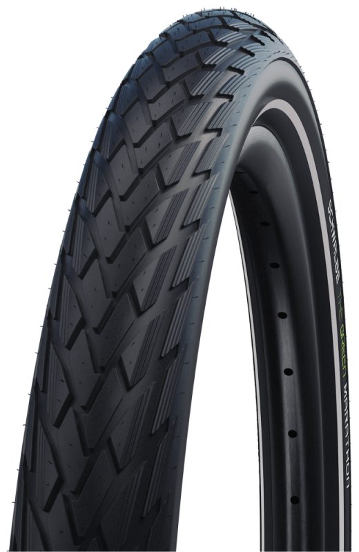 Buitenband Schwalbe Green Marathon GreenGuard 28 x 2.00"/50-622mm - zwart met reflectie