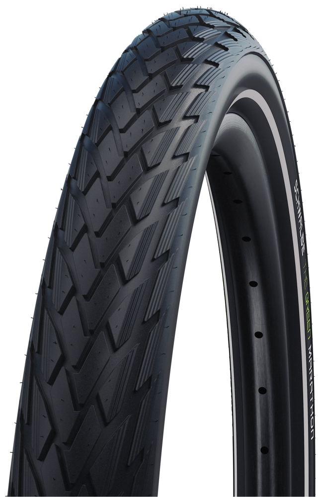 Buitenband Schwalbe Green Marathon GreenGuard 28 x 1.00" / 25-622mm - zwart met reflectie