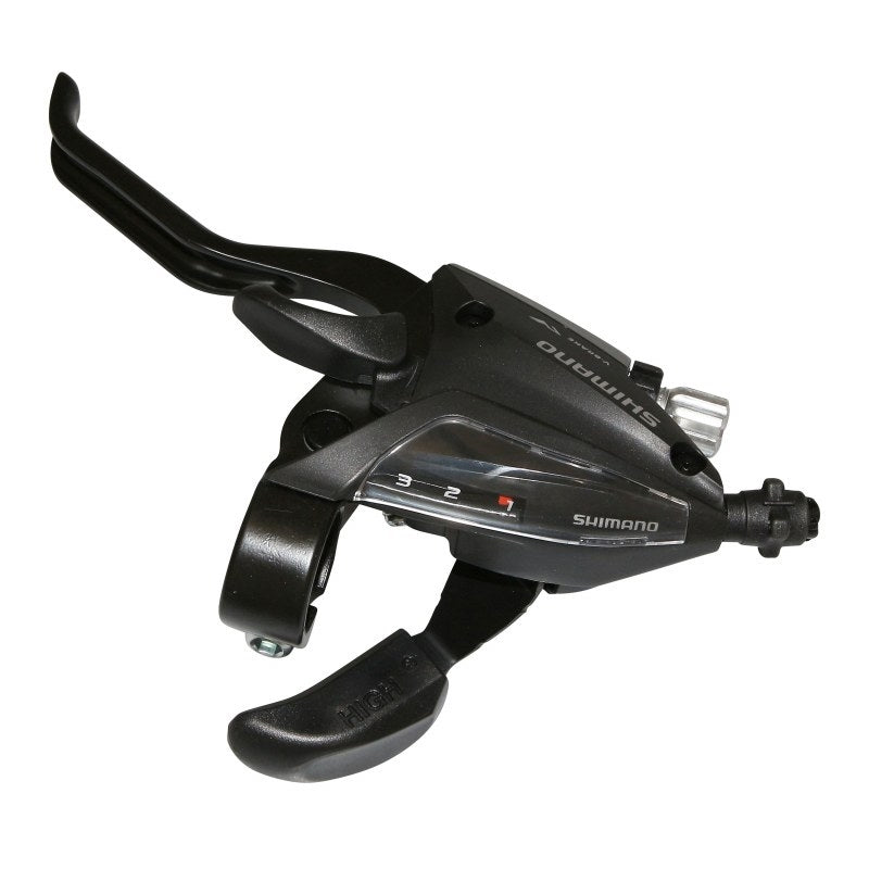 Versteller (links) met remhendel 3 speed Shimano ST-EF500-4 - 4 vingers - zwart