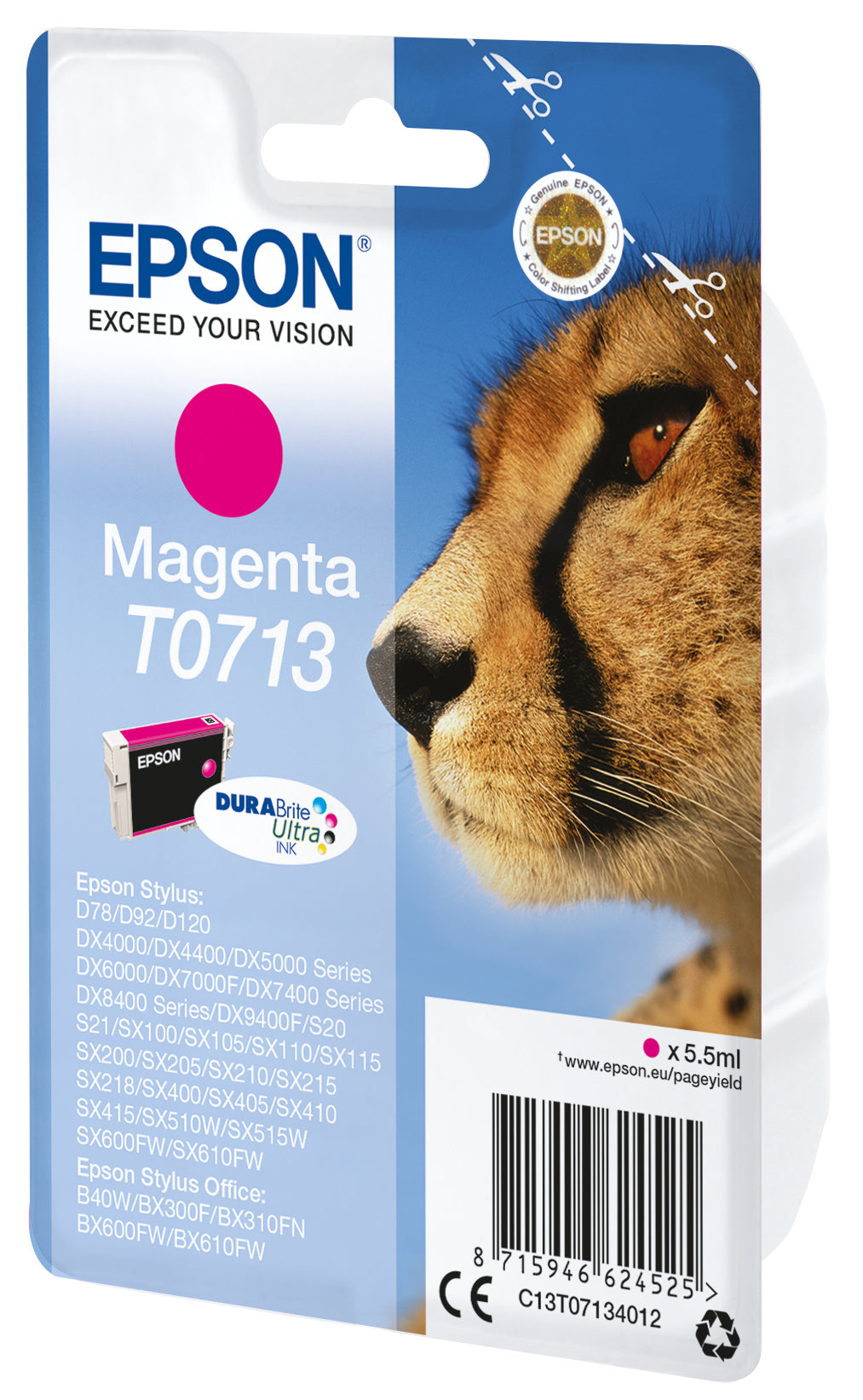 Epson T071340 orig rood 5,5ml