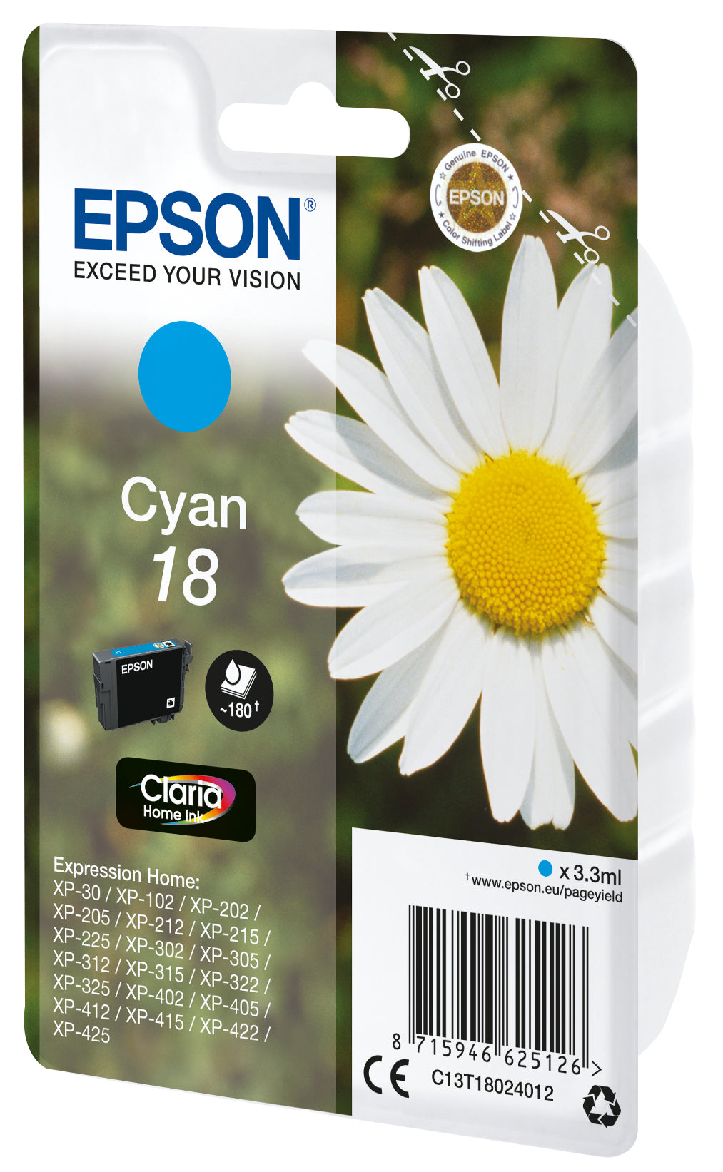 Epson T180240 orig blauw 3,3ml