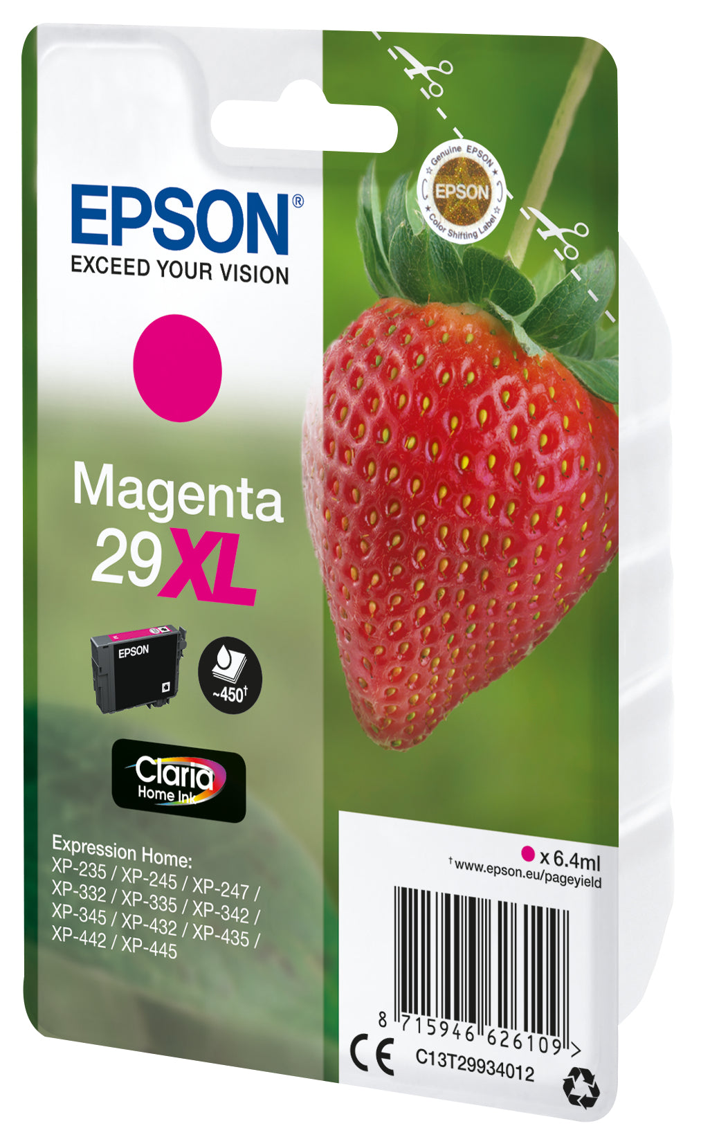 Epson ink cartridge XL magenta Claria Home 29 T 2993
