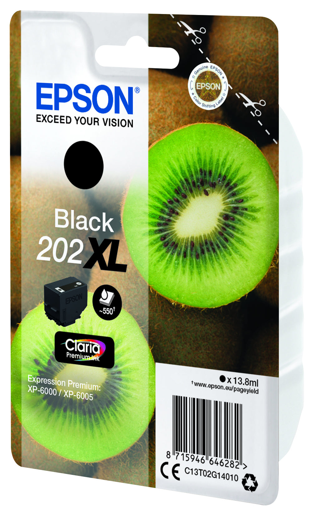 Epson ink cartridge black Claria Premium 202 XL T 02G1