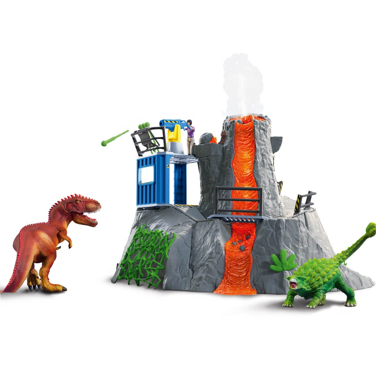 Schleich Dinosaurs 42564 The Large Volcano Expedition