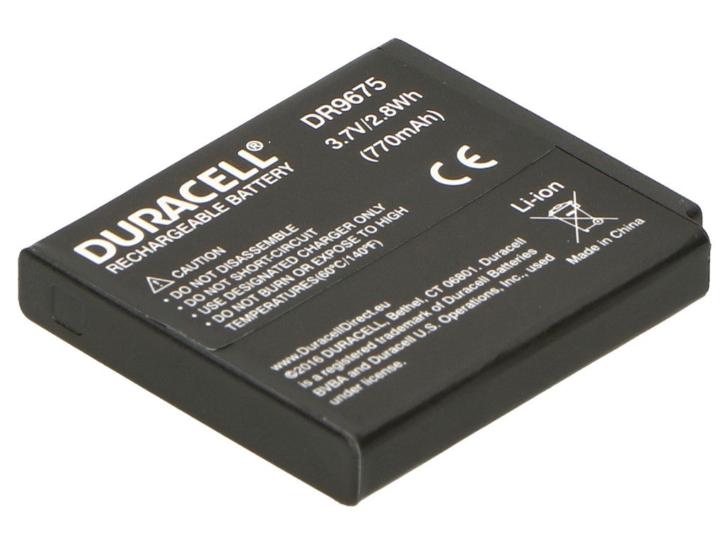 Duracell Li-Ion Akku 770 mAh for Fujifilm NP-50 Pentax D-LI68