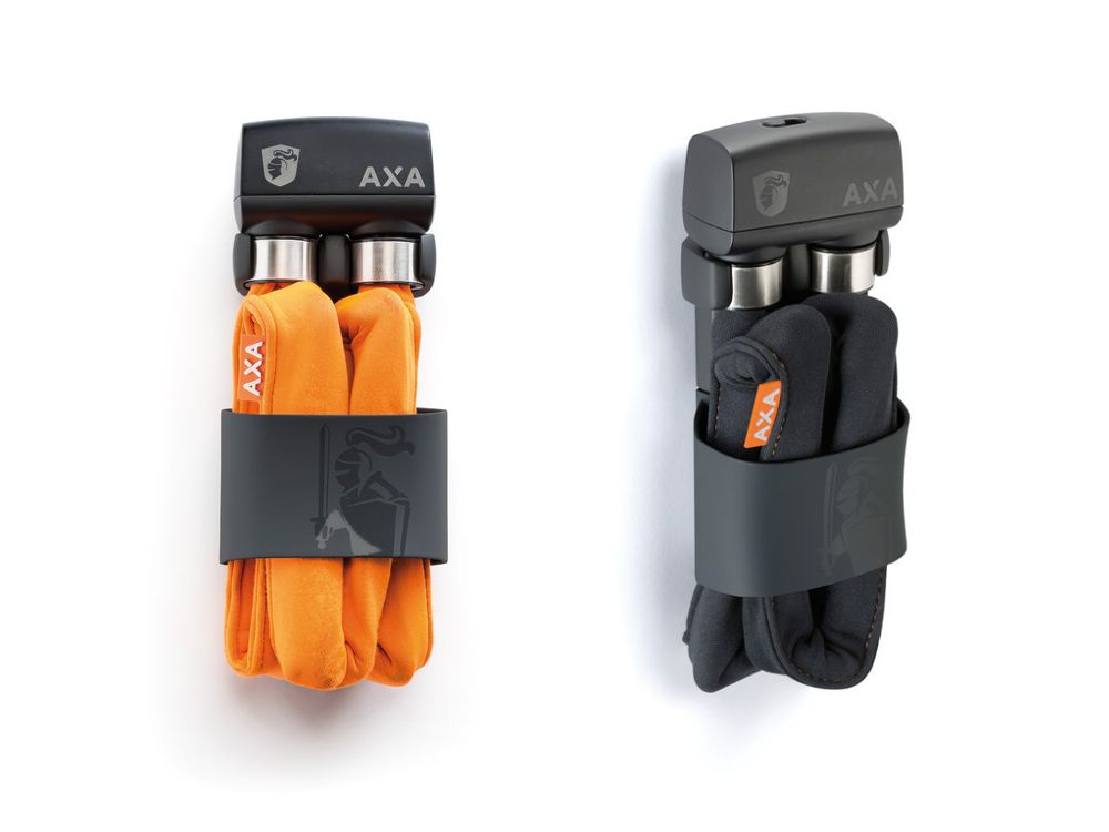 Vouwslot Axa Foldable 800 100/8 - donkergrijs