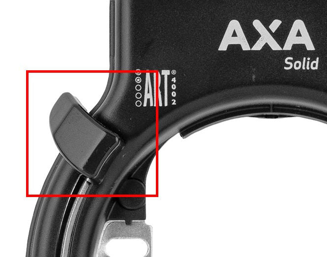 Slotknop Axa Solid - zwart