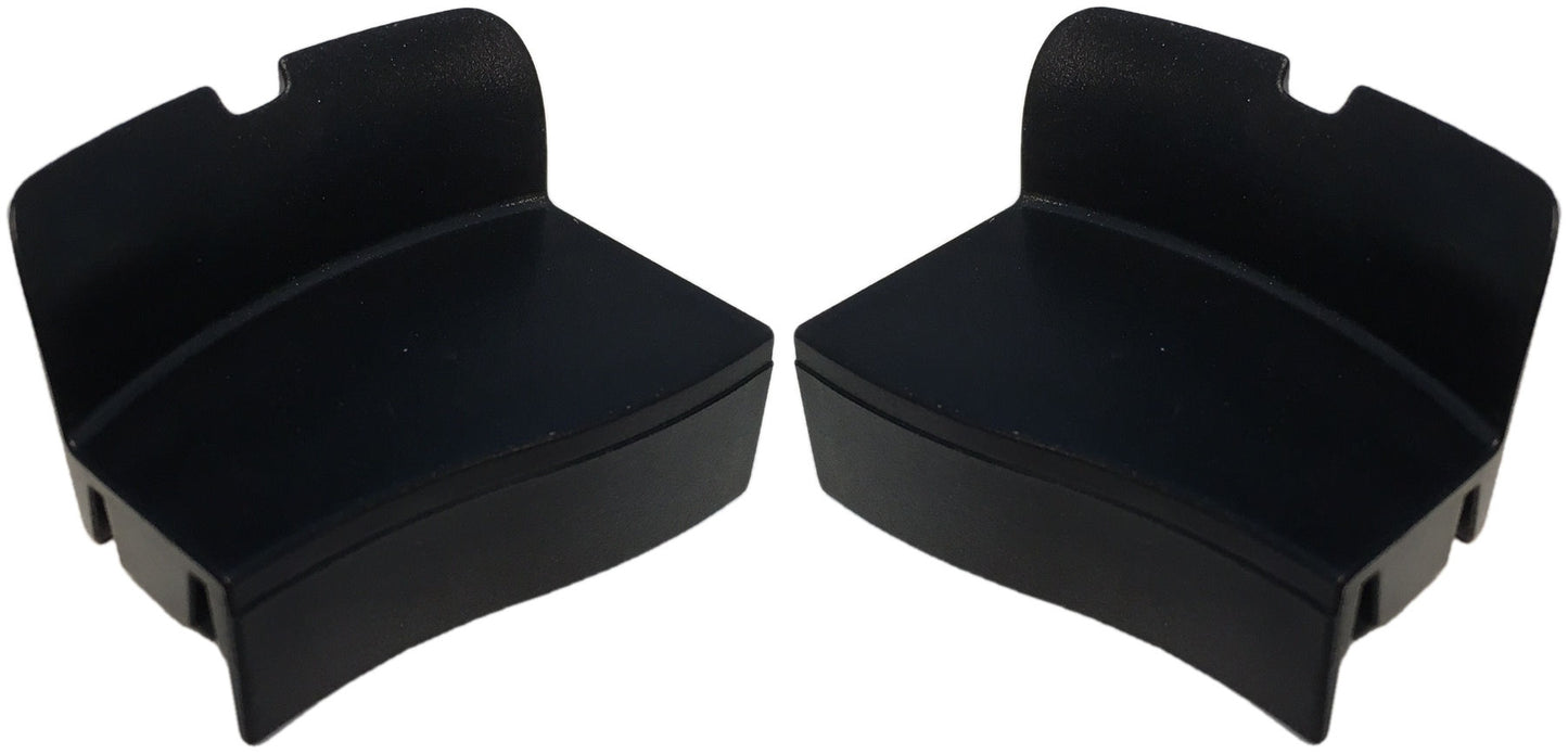 Afdekkapjes voor Axa Defender - zwart (set)