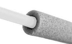 Anti-rammelslang Elvedes foam 75 cm x ø11,0/6,0 mm (10 stuks)