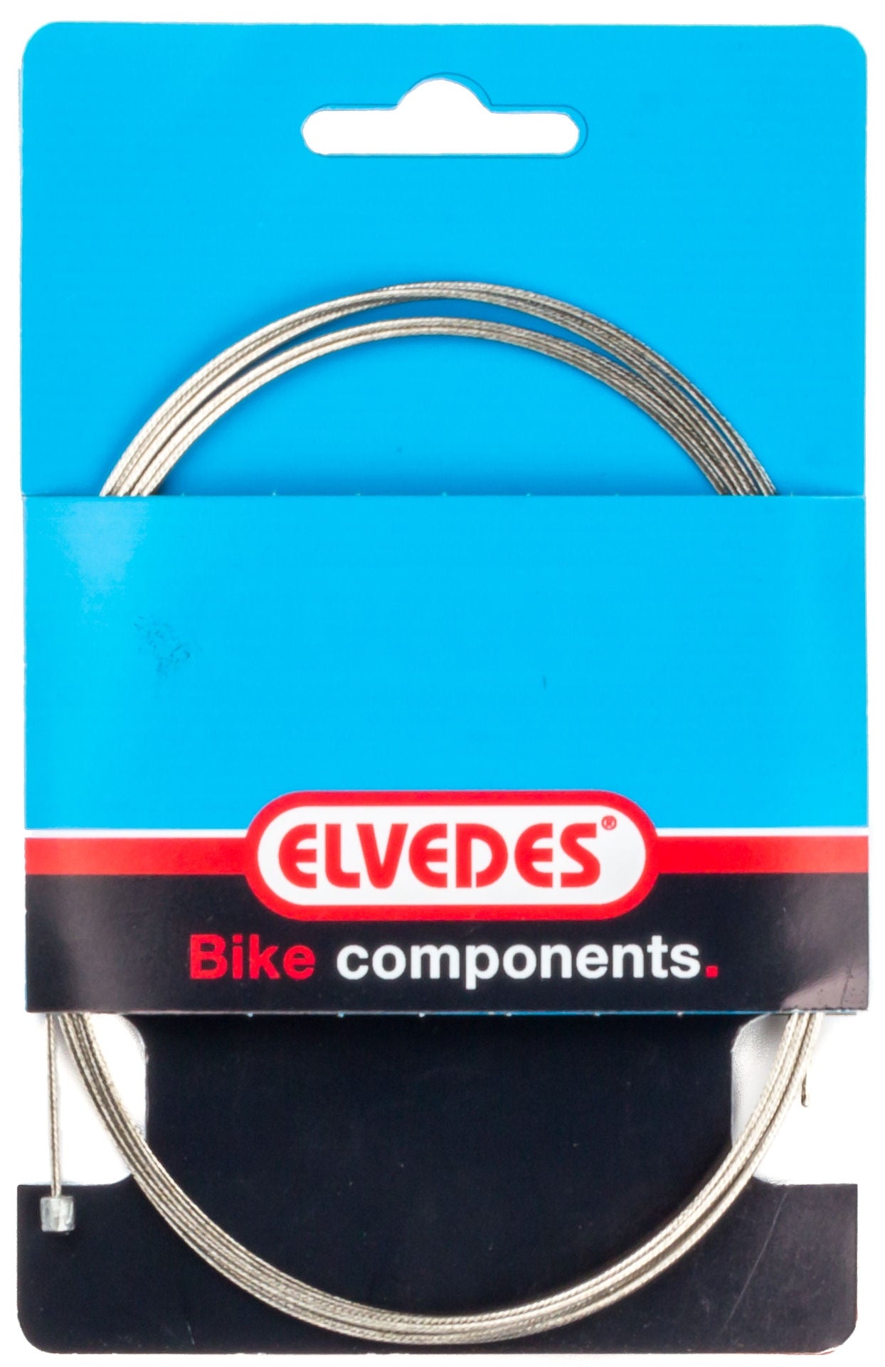 Schakel binnenkabel Elvedes 5000mm RVS ø1,1mm Shimano / SRAM N-nippel (op kaart) - Zilver