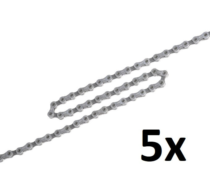 Ketting 9 speed Shimano HG53 Deore/LX/Tiagra - 126 schakels (5 stuks in werkplaatsverpakking)