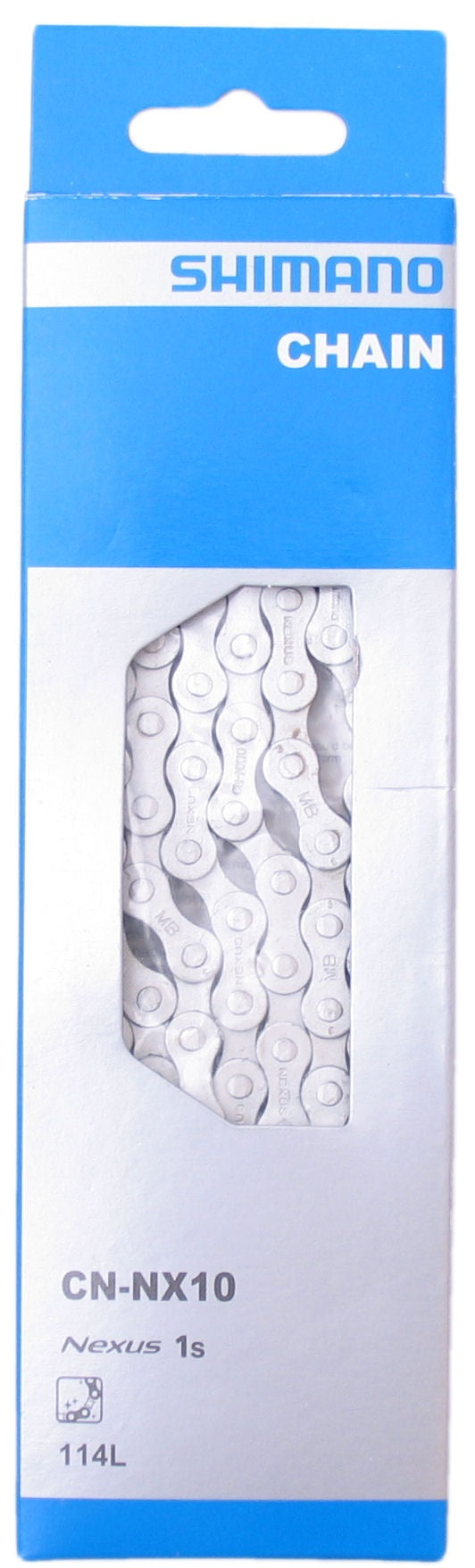 Ketting 1 speed Shimano Nexus NX10 anti-roest 1/2" x 1/8" - 114 schakels