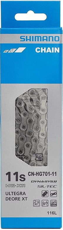 Ketting 11 speed Shimano HG701 Ultegra / Deore XT - Race/MTB/E-bike met Quick Link - 116 schakels