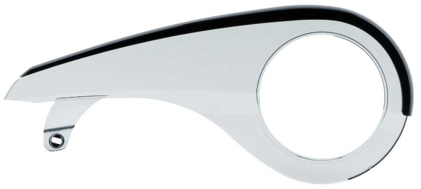 Kettingscherm Axa Scope 2 voor 46-48 tands tandwielen - lichtgrijs met zwarte rand (winkelverpakking)