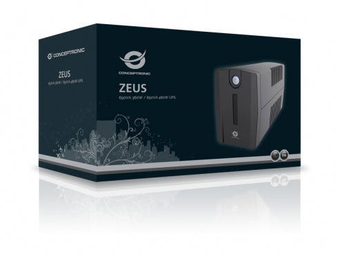 Conceptronic ZEUS01E 650VA 360W USV, IEC