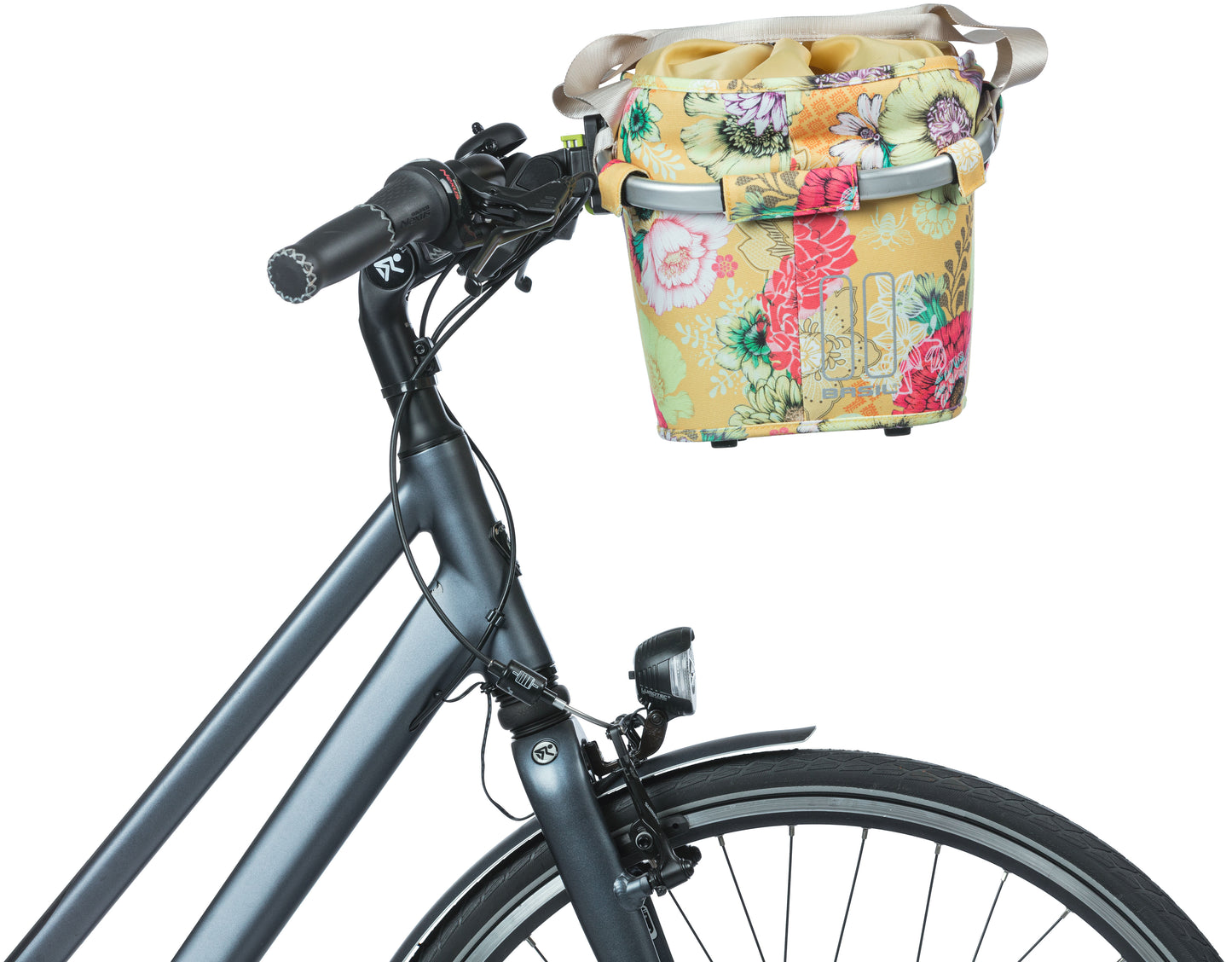 Fietsmand Basil Bloom Field Carry All Front KF 15 liter 27 x 37 x 25 cm - yellow