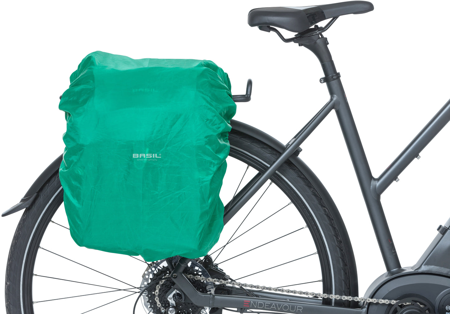Dubbele fietstas Basil Discovery 365D 18 liter 30 x 15 x 31 cm - black melee