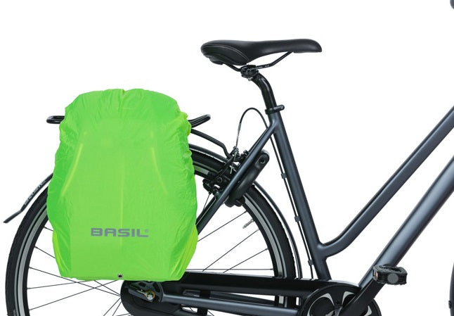 Fietsrugzak voor 13" laptop Basil B-Safe Commuter Nordlicht 13 liter 26 x 13 x 40 cm - olijfgroen