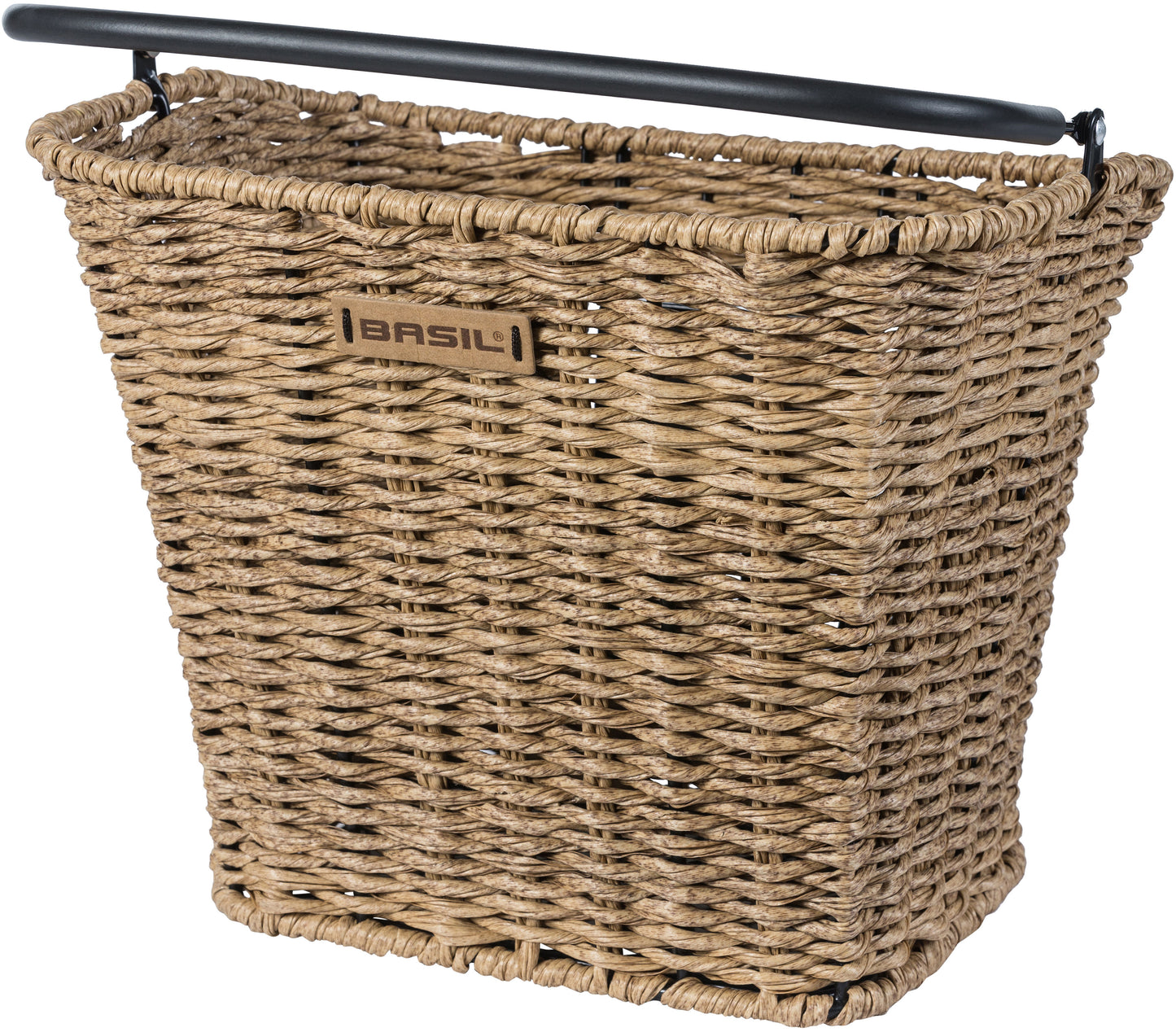 Fietsmand Basil Bremen Rattan Look KF 27 x 35 x 29 cm - seagrass