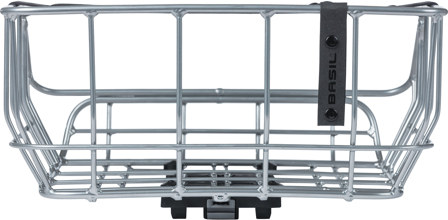 Fietsmand Basil Portland Rear MIK 25 liter 43 x 36 x 22 cm - chroom
