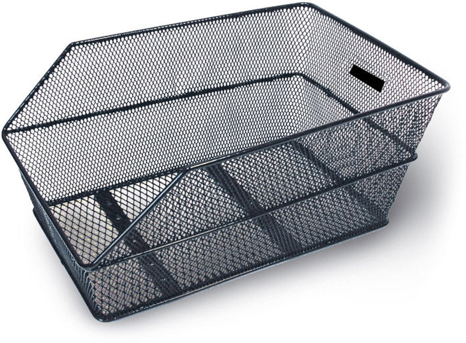 Fietsmand Basil Cento met dragerbevestiging 38 x 24 x 11 cm - zwart