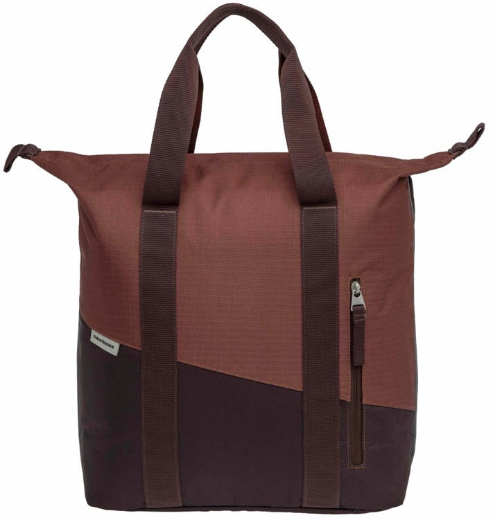 Fietsshopper New Looxs Kota 24 liter 45 x 18 x 36 cm - burgundy/rust