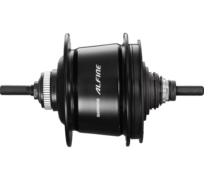 Versnellingsnaaf 8 speed Shimano Alfine SG-S7001 voor schijfrem - 36 gaats - zwart